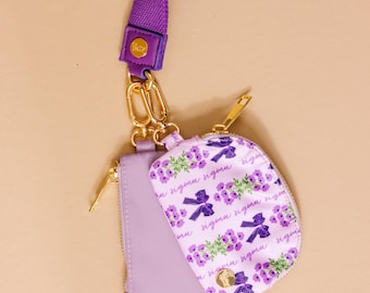 Sigma Wristlet Duo Pouch – Sorority Gift, Zippered Wallets
