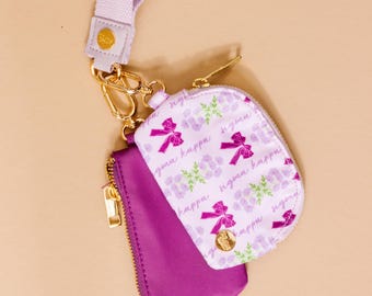 Sigma Kappa Duo Pouch Wristlet: Sorority Gift, Zippered Wallet