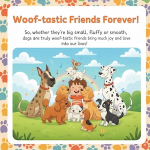 Woof-tastic Friends! Dog Book: Adorable Puppy Adventure for Toddlers