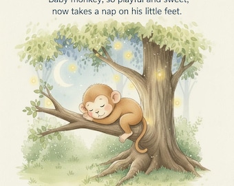 Sleepy Baby Animals Storybook: Relaxing Bedtime Story (Digital)