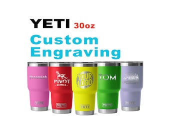 30oz YETI Rambler Tumbler | Personalized Vacuum Insulated with MagSlider Lid | Laser Engraved Stainless Steel Tumbler, Halloween Gift
