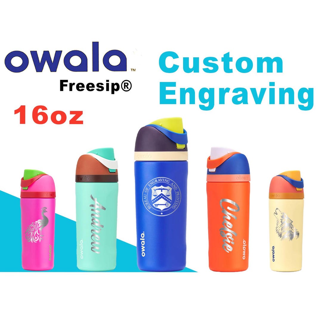 16オンス Owala 断熱ウォーターボトル | パーソナライズされた
