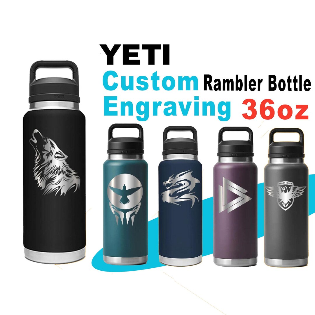 36オンス YETI ランブラー ウォーターボトル | 名入れボトル