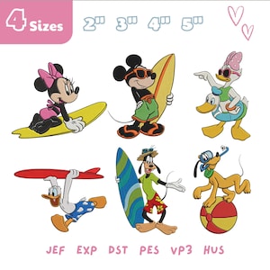 Mickey Mouse Surfing - Etsy