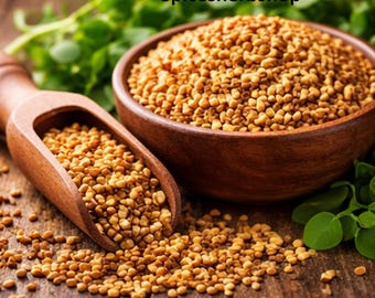 1 Kg Samen Bockshornklee Samen (Methi) zum Bepflanzen | Bio-Kräuter- und Gemüsesamen