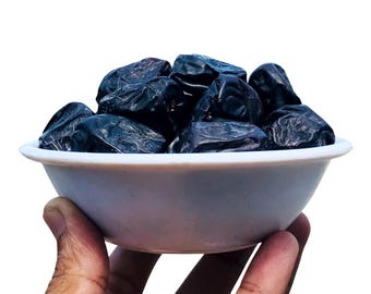 Natural Black Saudi Medjool Dates: Juicy, Sweet, No Sugar Added (0.55 LB)