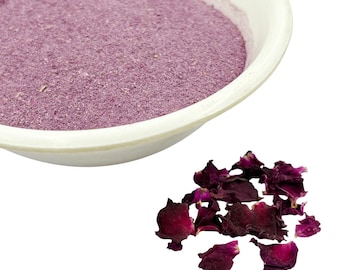 Dried Red Rose Petals Powder : Food Grade Rosa Centifolia for Tea, Skincare Powder