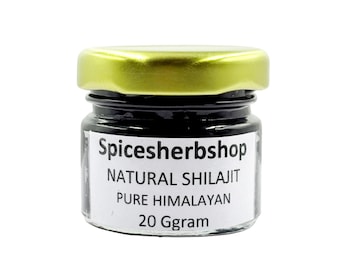 Organic Himalayan Shilajit Resin 20 gram – Lab Tested, Pure & Potent