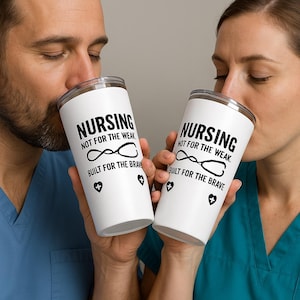 Nursing Tumbler 20oz - Perfect Gift for Nurses, Inspirational Drinkware, Travel Mug, Nurse Appreciation, Medical Professional