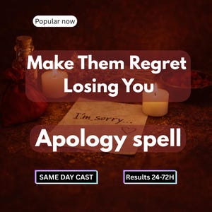 Hechizo para que se arrepientan de haberte perdido - Haz que se disculpen y regresen / Hechizo de reconciliación y perdón / Resultados rápidos (24–72 h)
