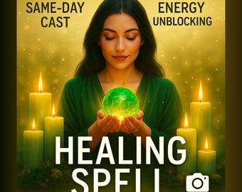 Healing Spell for tailored Special Needs – For CUSTOM PERSONAL Use ONLY  with Photo Proof | Spiritual Restoration for unseen interference