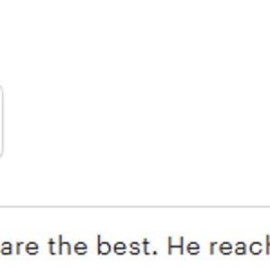 May include: A screenshot of a text message conversation. The message bubble on the left says "Thank you" and the time is 6:09 AM. The message below says "Miriam you are the best. He reached out to me today."