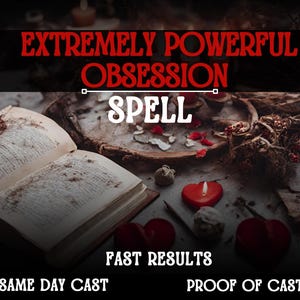 Obsession Spell: Deep Passion Love Ritual - Same Day Cast