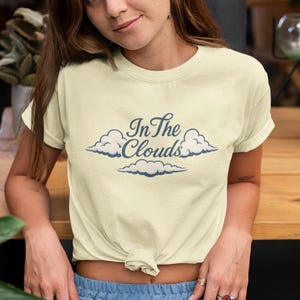 Dreamy 'In The Clouds' Unisex Softstyle T-Shirt, Casual Cotton Tee, Perfect Gift for Dreamers, Everyday Wear, Summer Outfit