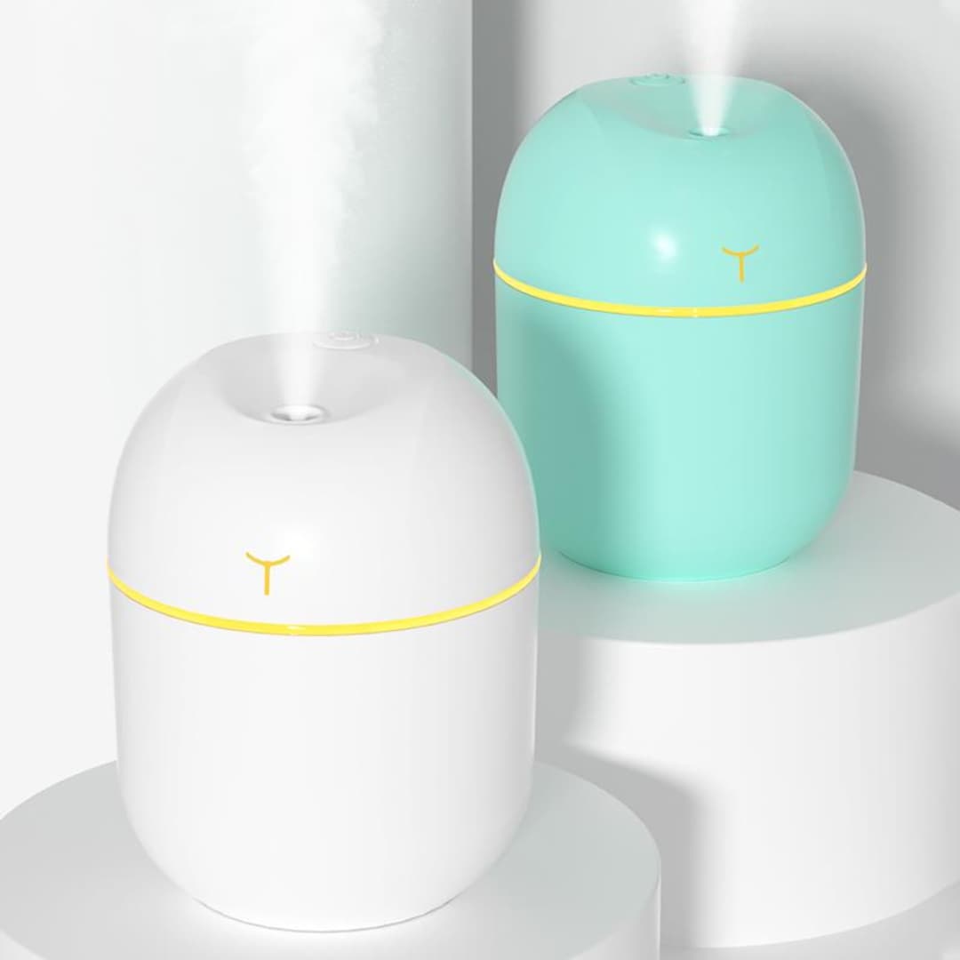 Mini Portable Humidifier: USB Air Diffuser, Night Light Aroma Mister - Etsy