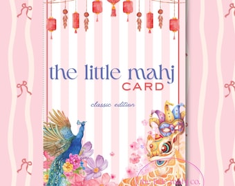 The Little Mahj Card - Classic Edition | Kids & Beginners Mahjong Card PDF Printable