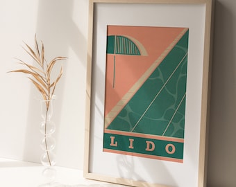 Lido Graphic Print | Ideal Gift for Family & Friends | Birthday, Just Because, Thinking of You, Special Occasion, New Home