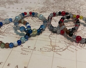 hand made glass bead bracelet *The Bad Batch collection*