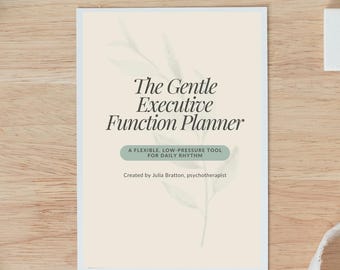 I Don’t Know Where to Start ADHD Planner | Executive Function Support for Focus, Task Initiation & Follow Through