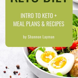 Keto Meal Plan & Recipe Guide | 7-Day Meal Plan + Easy Keto Recipes | Instant Digital Download