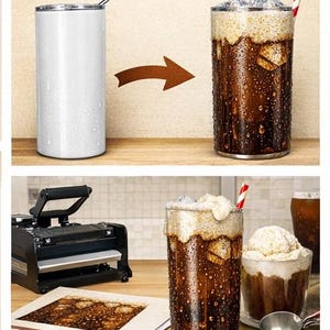 Ohana Stitch 20 oz Skinny Sublimation Tumbler Wrap Download digitale, download immediato immagine 4