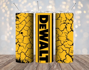 Garage Tools - Adesivo per bicchiere termico da 20 oz con stampa a sublimazione, download digitale