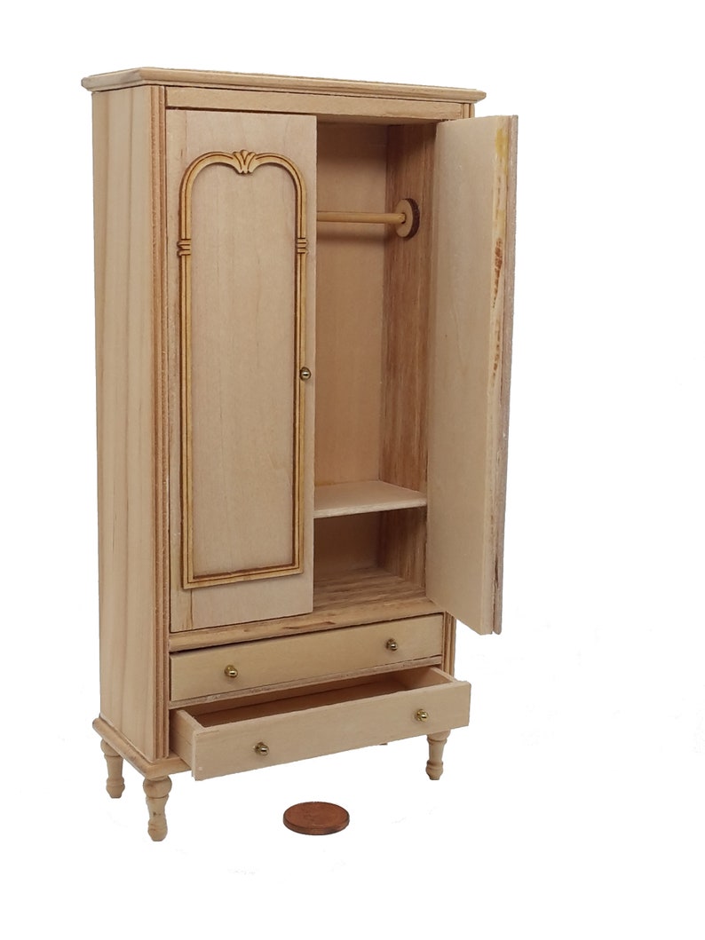 Miniature dollhouse furniture unfinished code VMJ Etsy