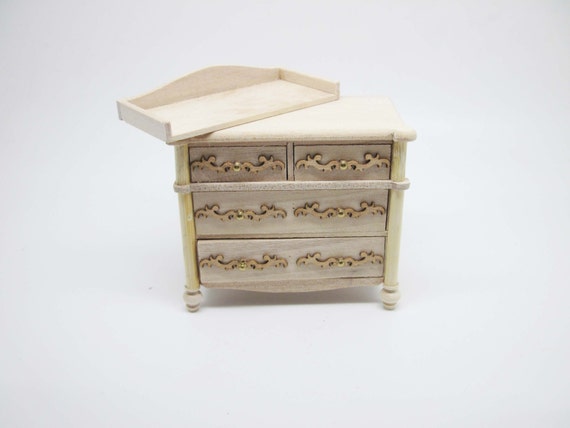 unfinished changing table