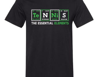 Camiseta Tennis Elements, camiseta inspirada en la química