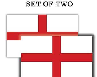 Calcomanía de vinilo con la bandera de Inglaterra para coche, camión y ventana (sin burbujas)