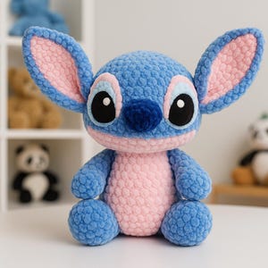 Blue Alien Crochet Pattern: Amigurumi Plush Toy DIY (PDF Download)