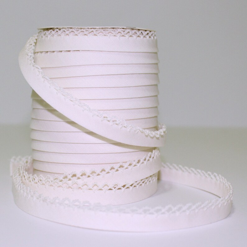 Muslin Crochet Edge Bias Tape Crochet Bias Tape Lace Bias Etsy