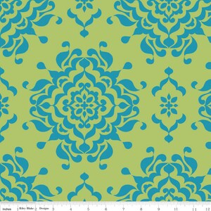 Lila Tueller for Riley Blake Designs SPLENDOR Geometric in Blue Cotton Fabric End Of Bold afbeelding 3