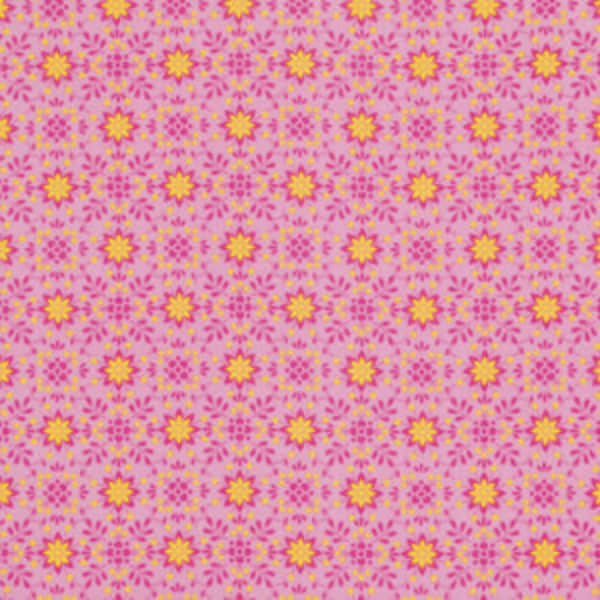 CLEARANCE - Dena Designs for Free Spirit - Pretty Little Things - Daisy in Pink - 1 Yard - Cotton Fabric