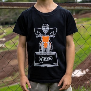 Maglietta da motocross per bambini KTM arancione