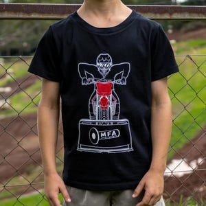 Maglietta da motocross per bambini Honda rossa