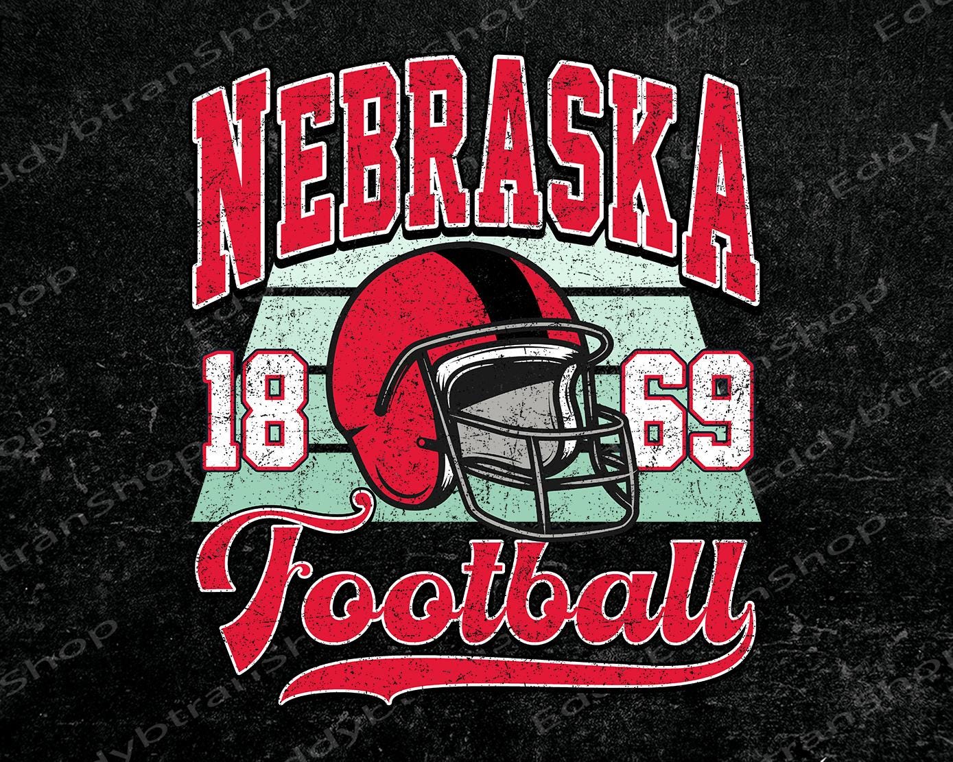 Nebraska Football Png, Nebraska Football Logo, Nebraska Football Fan Gift, Football Lovers, Nebraska Football America, Sunday Football File.