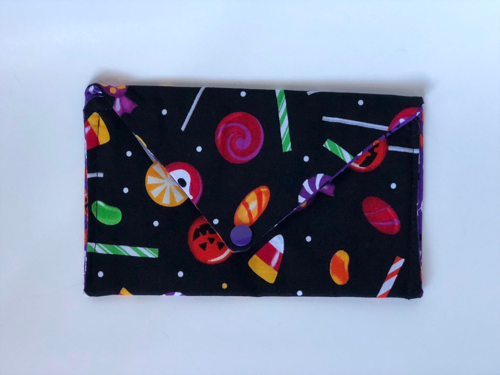 TrickrTreat Candy Wallet Simple Wallet Snap Wallet Etsy.de