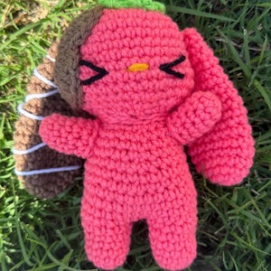 Crochet Chocolate dipped Strawberry Bunny | Crochet | Stuffed Animal | Amigurumi
