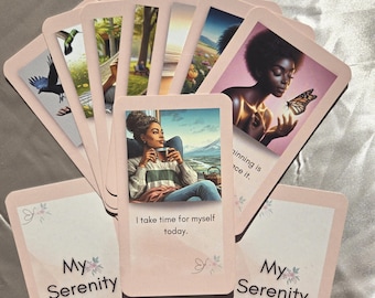 Serenity-orakelkaarten voor dagelijkse begeleiding – zelfzorg en mindfulness voor stressverlichting en innerlijke rust