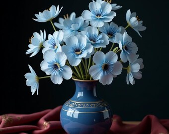 Blue vase III