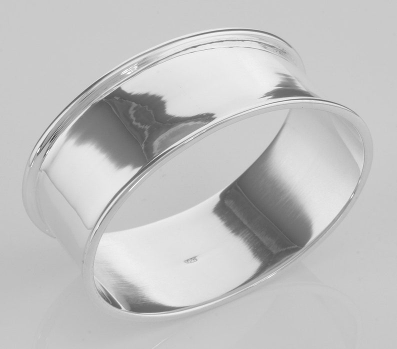 Classic Oval Sterling Silver Napkin Ring