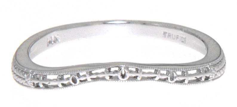 Matching Band for FR-1834 14kt White Gold Filigree Ring