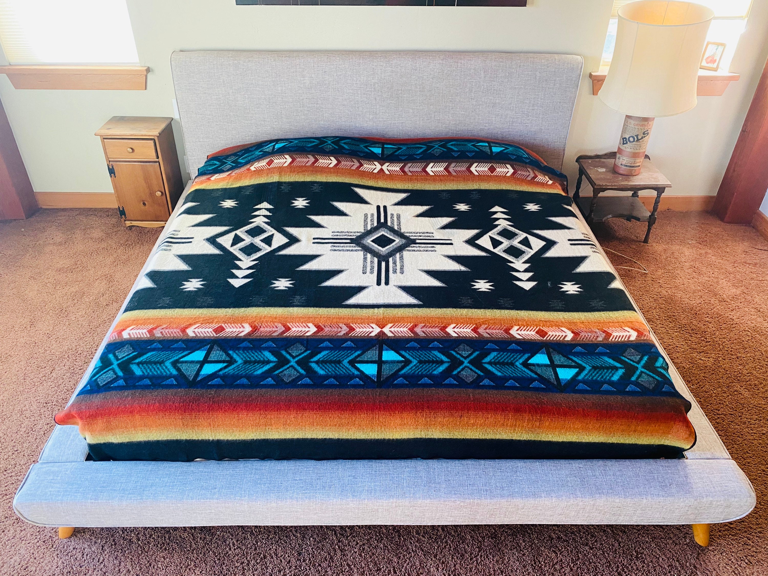 Boho Blanket - Etsy