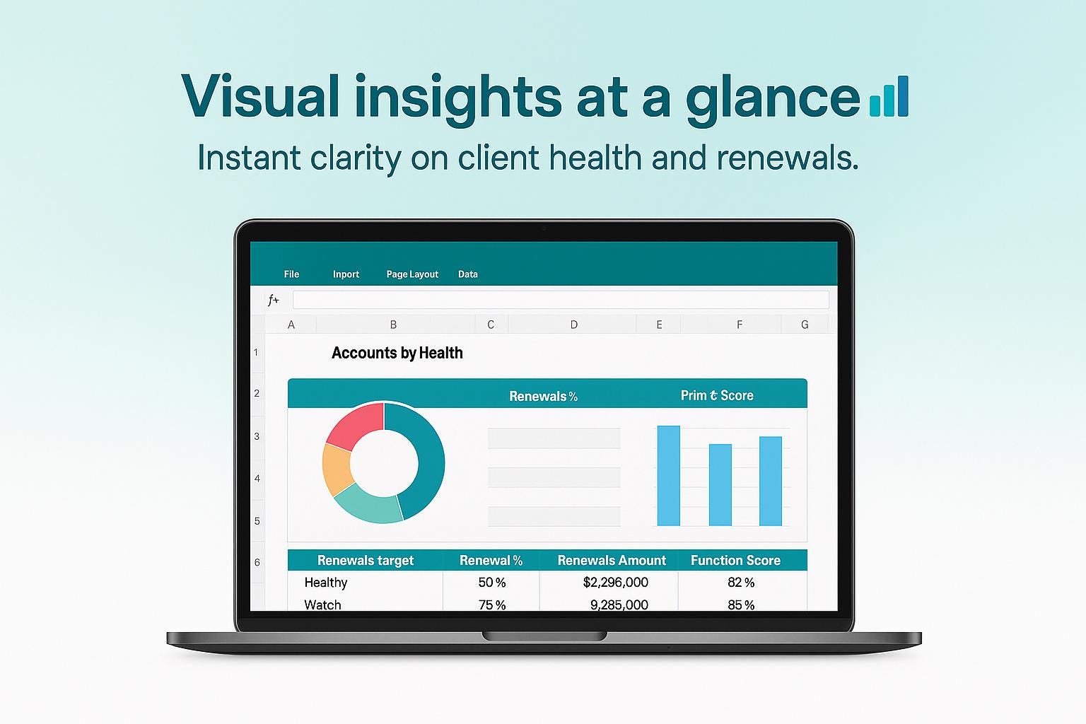 Client Success Tracker: Excel Template With Dashboard (digital Download ...