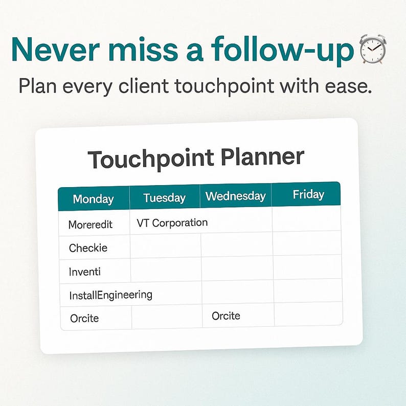 Client Success Tracker: Excel Template With Dashboard (digital Download ...