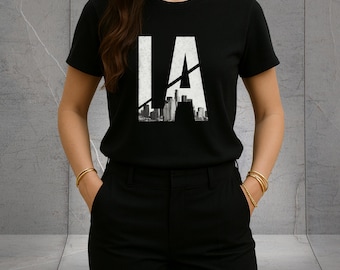 Los Angeles T-Shirt: West Coast Vibes, Minimalist California Tee