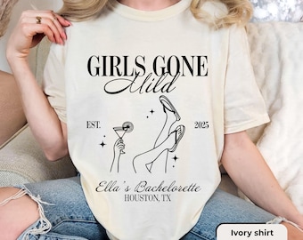 Shirt vrijgezellenfeest vrijgezellenfeest meisjes: aangepaste comfortkleuren spaweekend