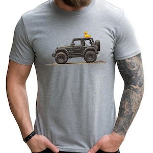 Funny Duck Duck Shirt – I got Ducked! – Handmade 4x4 T-Shirt for Men,Women – Rubber Duck Off-Road Gift