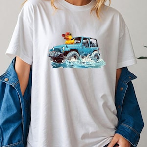 Funny Duck Duck Shirt – I got Ducked! – Handmade 4x4 T-Shirt for Men,Women – Rubber Duck Off-Road Gift